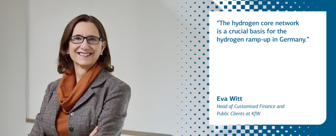 Quite Eva Witt: Anke Brüggemann works at KfW Research on topics relating to the implementation of the energy transition in the energy and industrial sectors in particular.