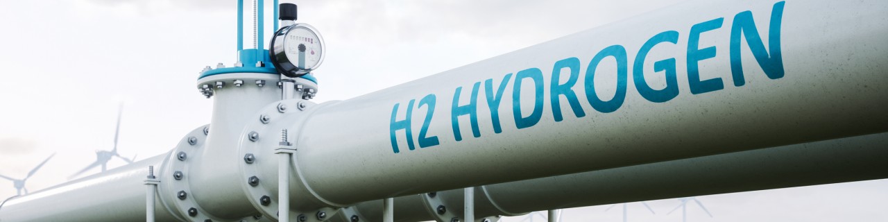 Das Bild zeigt eine Wasserstoff Pipeline.