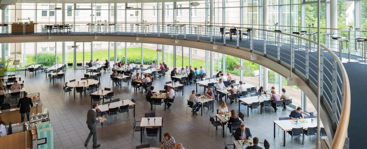 KfW's canteen in Bonn