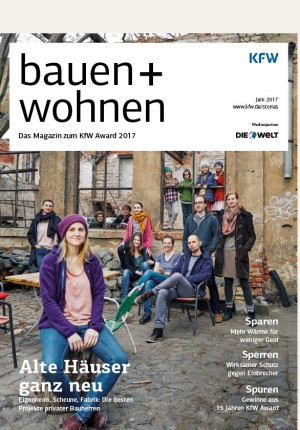 Cover des Print-Magazins BAUEN & WOHNEN 2017