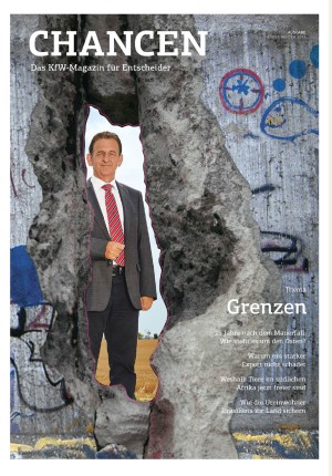 Cover des CHANCEN-Magazins zum Thema Grenzen