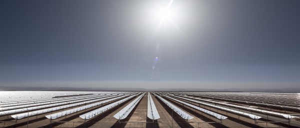 Solarfeld in Marokko