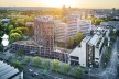 Drone images of the KfW buildings in Frankfurt