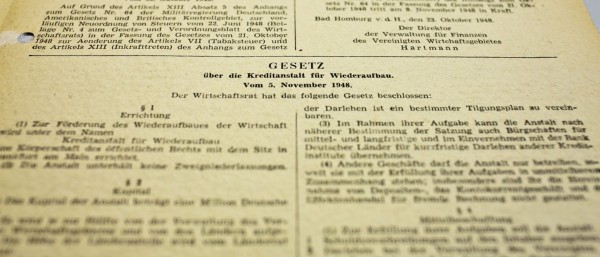 70 Jahre KfW – Höhepunkte und Wendepunkte von 1948 bis 2018