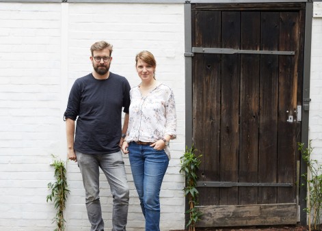 Die Bauherren und Architekten Tina und Daniel Seiberts