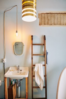 Bathroom in the award-winning complex in Leipzig