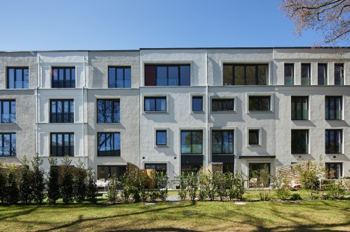 Idylle in der Stadt: Hinten gibt es auch einen Garten für alle