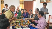 Baci ceremony Laos