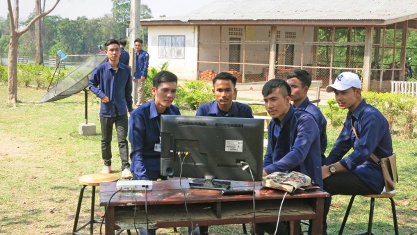 Berufsschüler in Laos