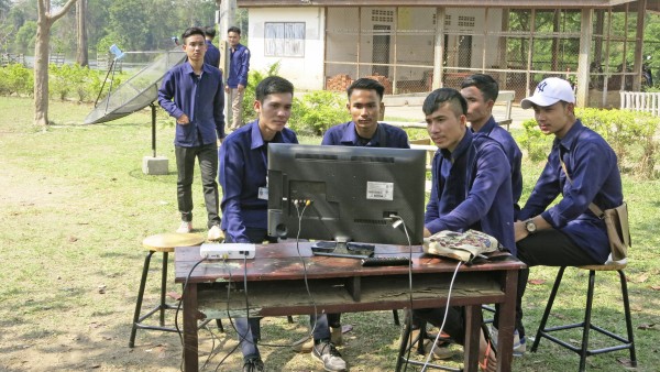 Berufsschüler in Laos