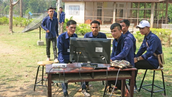 Berufsschüler in Laos