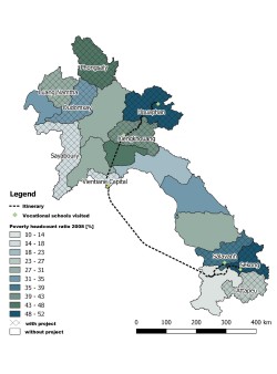 Laos map