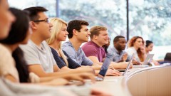 Students in a lecture hall