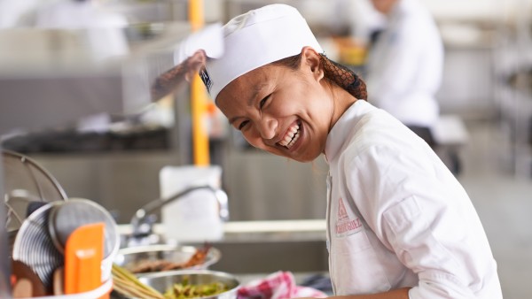 Philippine cook in training