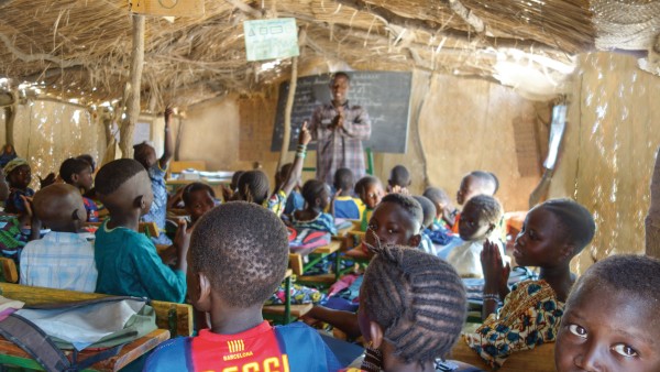 Unterricht in der Nomadenschule in Mali