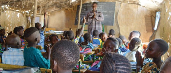 Unterricht in der Nomadenschule in Mali