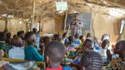 Unterricht in der Nomadenschule in Mali