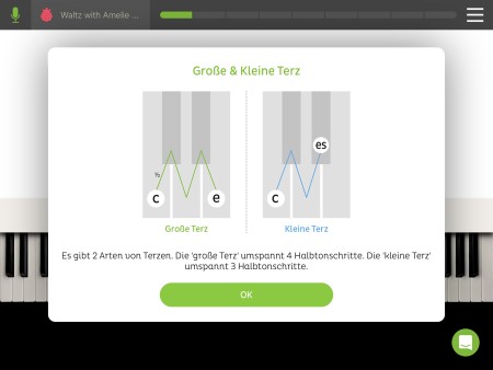 The online learning platform Skoove offers interactive piano lessons