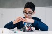 Student is building a robot