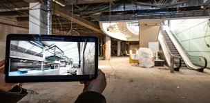Baustelle des geplanten TUMO-Bildungszentrums in Frankfurt