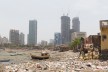 Müll am Strand von Mumbai