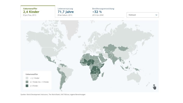 interactive map displaying demographic change