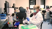 Das Labor für DNA-Sequenzierung in der Biotech-Firma Centogene