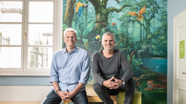 Portrait der beiden Co Founder der impact factory Oliver Kuschel und Dirk Sander