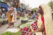 Ein Gemüsemarkt in Delhi