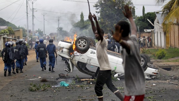 Demonstration in Burundi