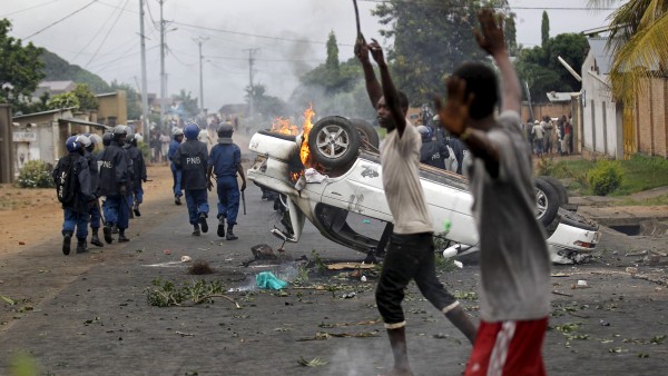 Demonstration in Burundi