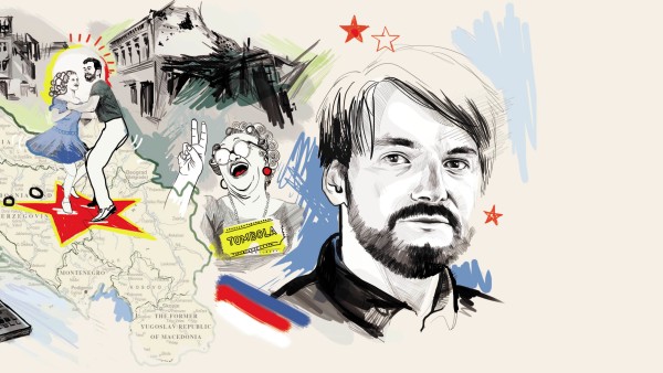 Illustration zur Kolumne von Stanisic