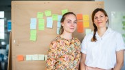 Gründerinnen Meyer und Dahlhoff vom Projekt Bridges