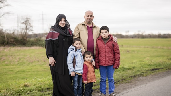 Syrische Familie in Siegburg