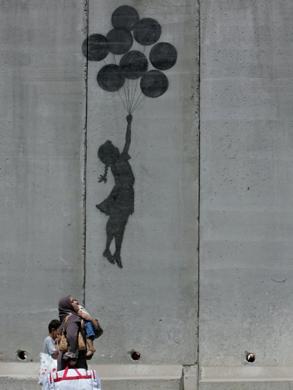 Banksy-Graffiti in Gaza