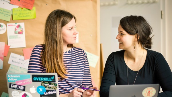 Gründerinnen vom Startup Daheim 