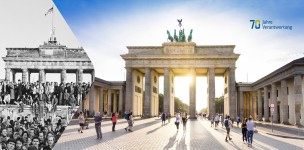 Brandenburger Tor now and then