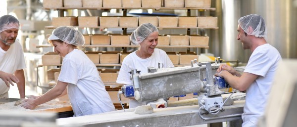 Baker in a bakery