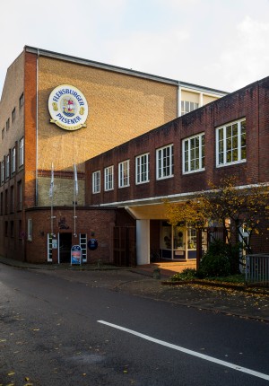 Historische Produktionshalle von der Flensburger Brauerei