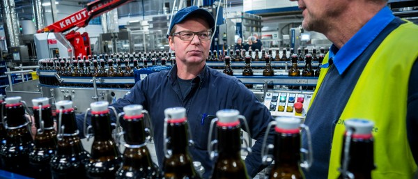 Production line Flensburger brewery