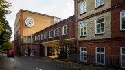 Production hall of Flensburger brewery