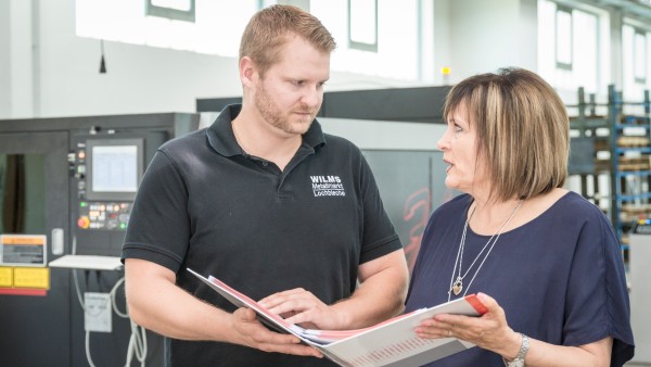 Christa und Felix Wilms von Metallmarkt Wilms im Gespräch