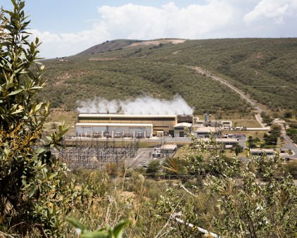 Geothermal power plant Olkaria