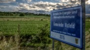 Ilsfeld's town sign: European energy and climate protection municipality 