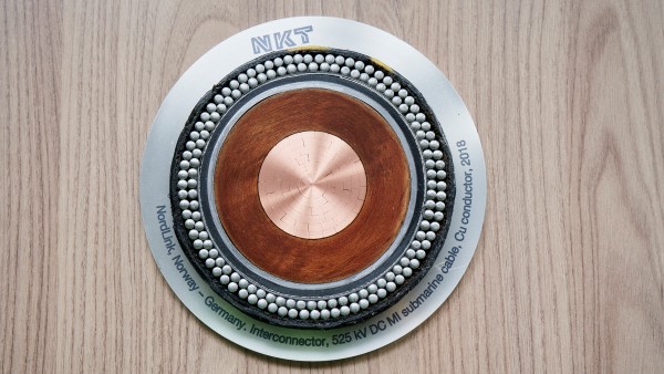 Cross section of the NordLink cable