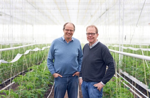 Paul-Heinrich Dörscher und Rainer Carstens vom Biohof Westhof