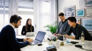 Office with employees at Green City Solutions