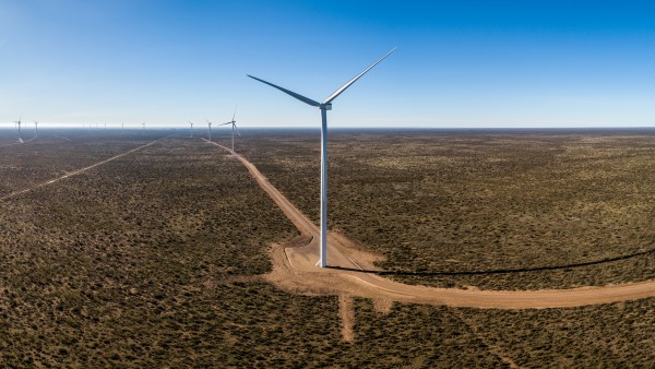 Windpark in Argentinien