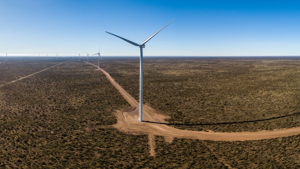 Windpark in Argentinien