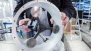 Erfindung der mobilen Werkstatt für Rotorblätter